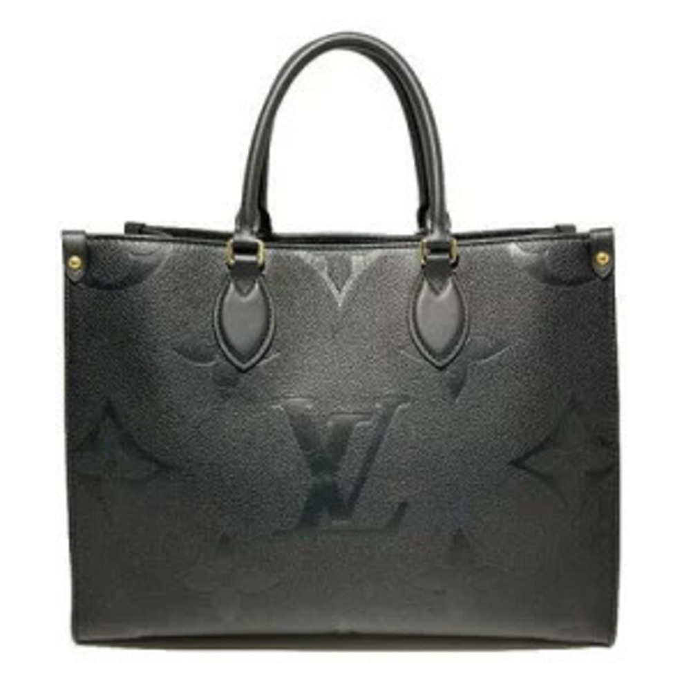 Louis Vuitton OnTheGo Leather Black Empreinte Bag